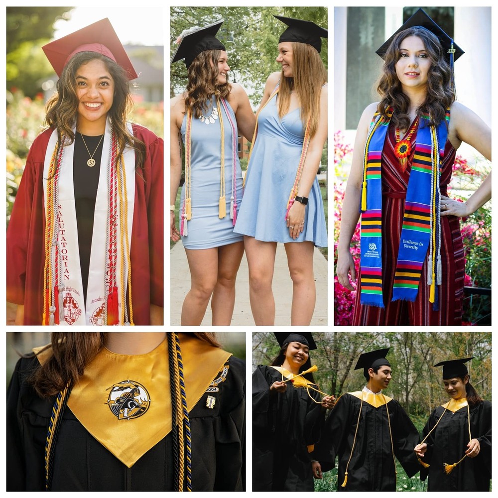 Graduation Honor Cords, 68 Long Red