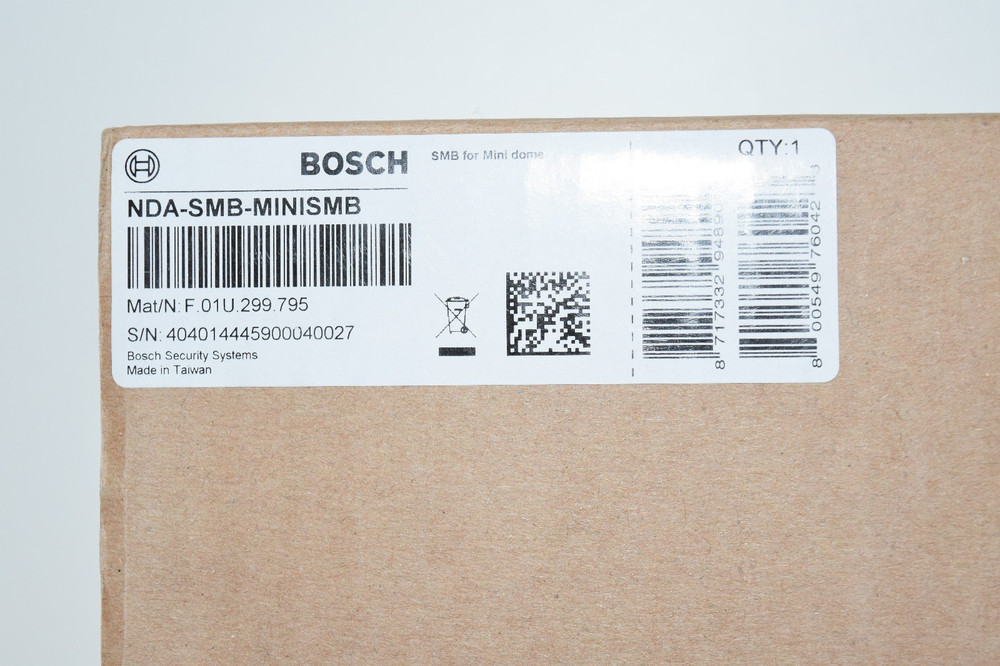 Bosch NDA-SMB-MINISMB surface mount box for Bosch FLEXIDOME