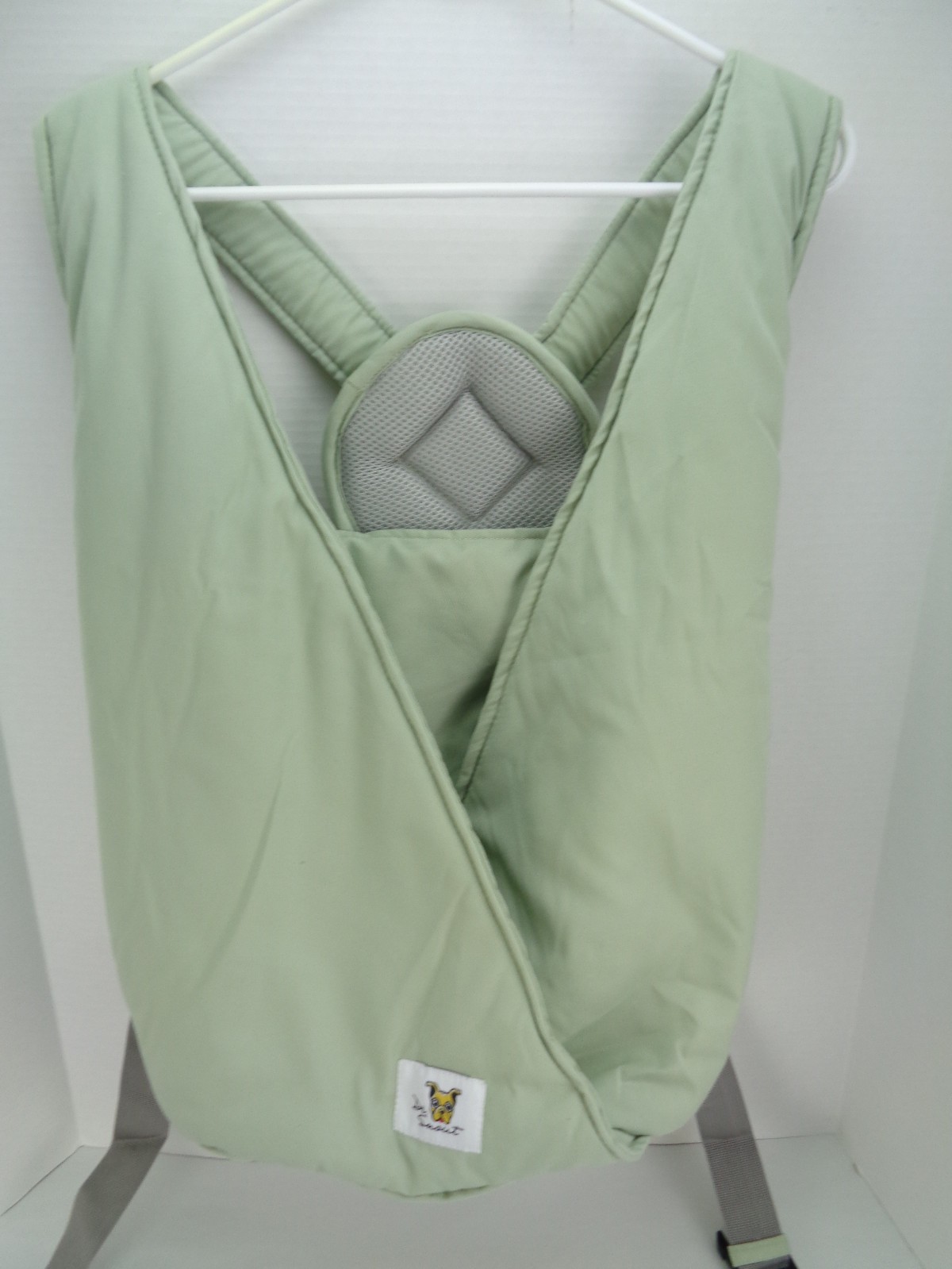 Dr. Snout Dog Sling Carrier Light Green 0-15 lb DSC001 Adjustable Front Pouch