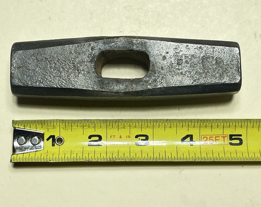 4 Vintage Blacksmith Hammer Heads Used