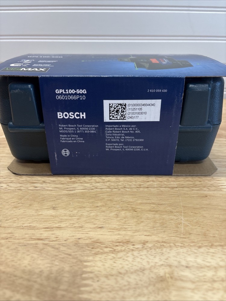 Bosch GPL100-50G Green Beam Self-Leveling Alignment 5-Point Laser