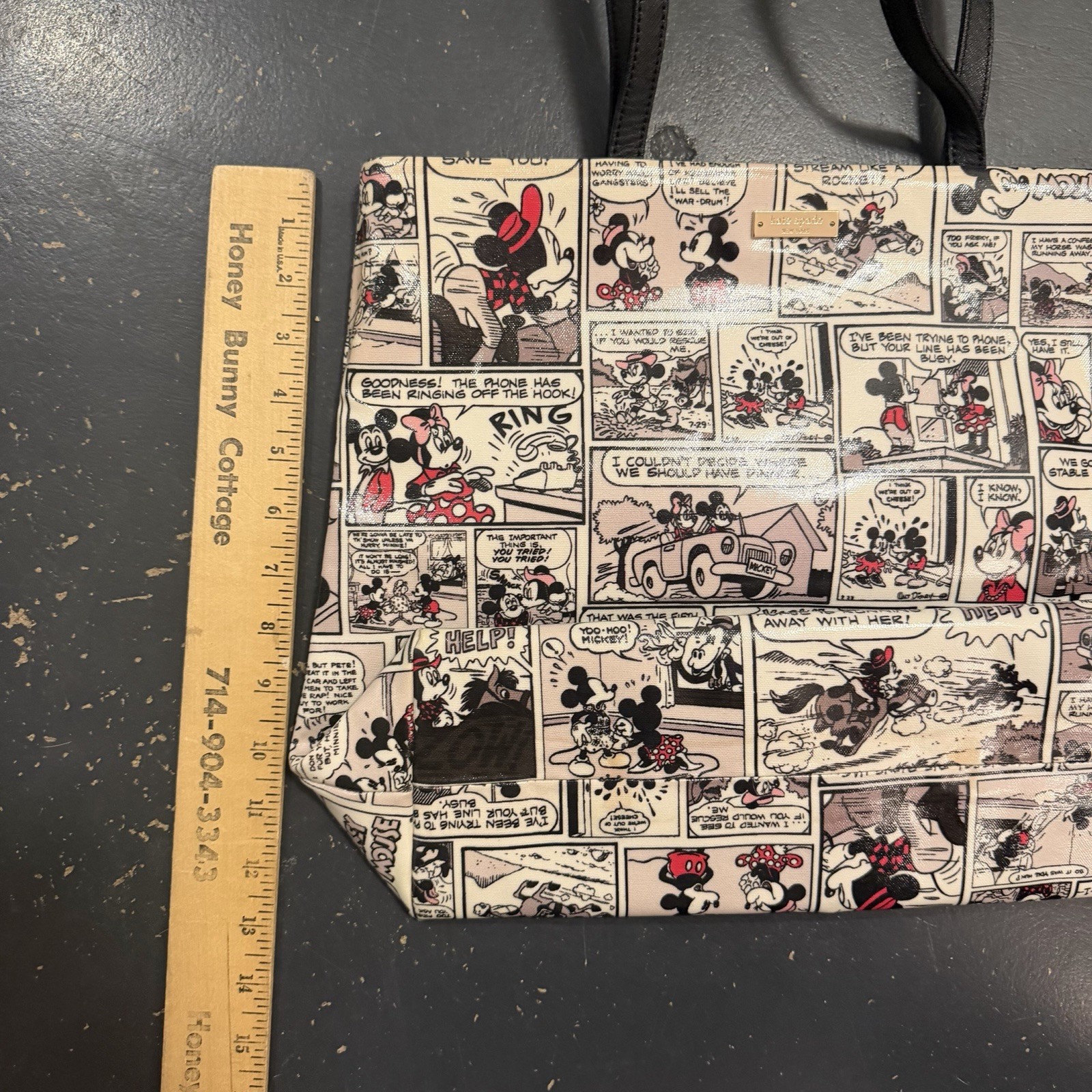 Kate Spade x Disney Tote Bag Minnie Mouse Comic