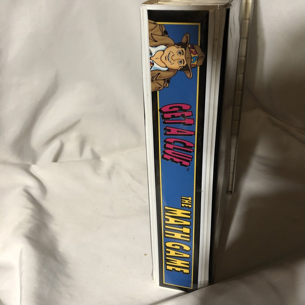 1995 Get A Clue The Math Game Beginner Intermediate Program VHS Home School/WH2