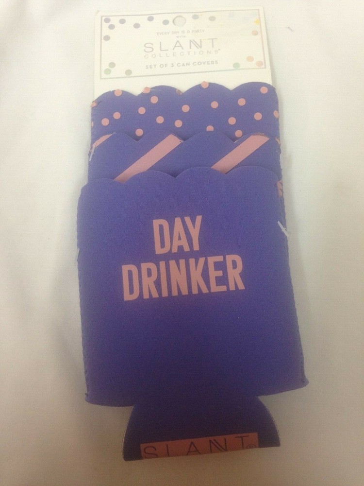 Slant Collections Day Drinker Can Cooler Set - 3-Pack - Multi