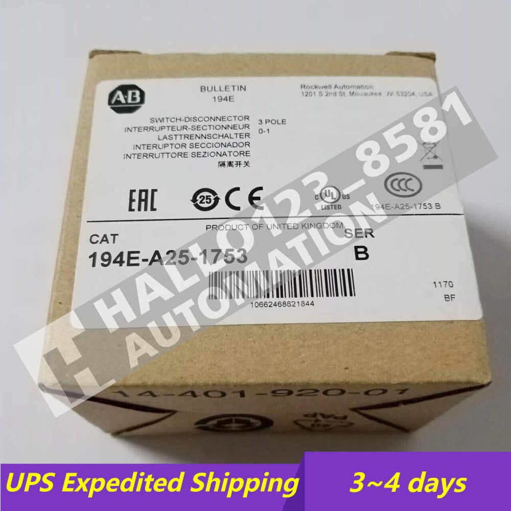 194E-A25-1753 194EA251753 isolating switch UPS Shipping