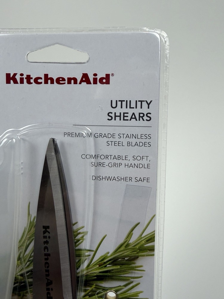 KitchenAid Kitchen Utility Shears / Scissors — Black — New