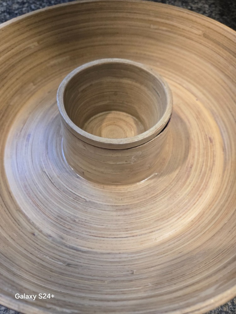 CORE Bamboo Chip and Dip Seving Bowl