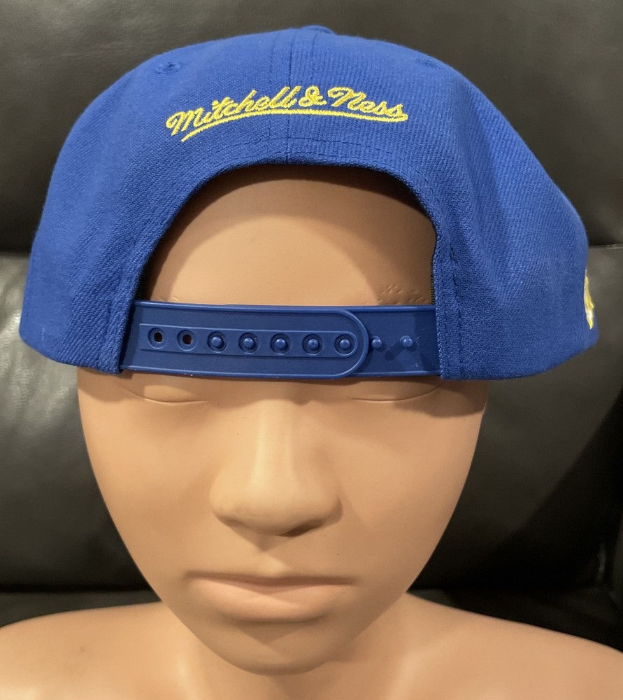 NWT Milwaukee Brewers MLB Snapback Hat LOGO Mitchell & Ness Baseball Throwback