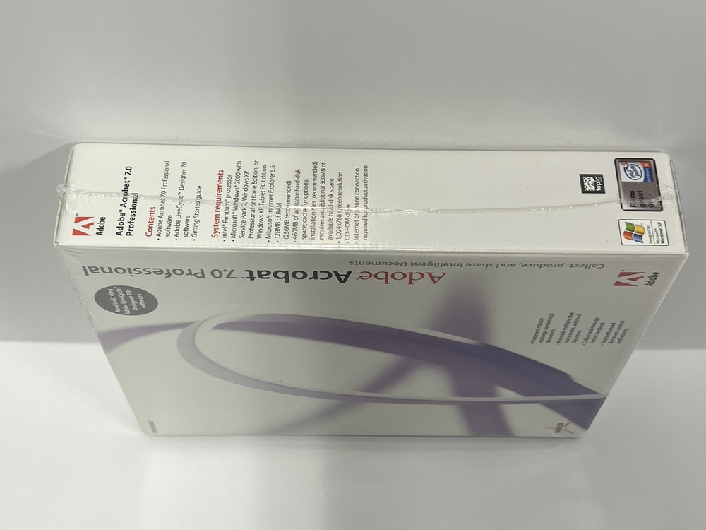 NEW - Adobe Acrobat 7.0 Professional - Windows 22020213 Sealed plus Lifecycle