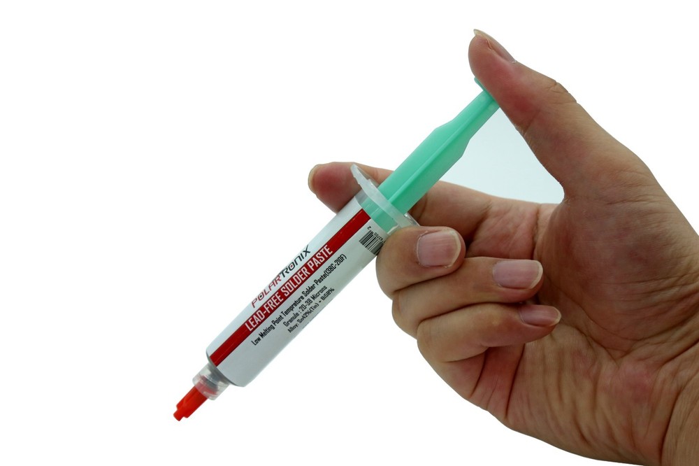 2 Pack - Premium Low melt and Medium Melt Solder Paste 138 C and 183 C Bundle