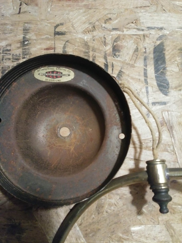 Vintage International Lighting Co Brass vintage wall ceiling Hanging Sconce