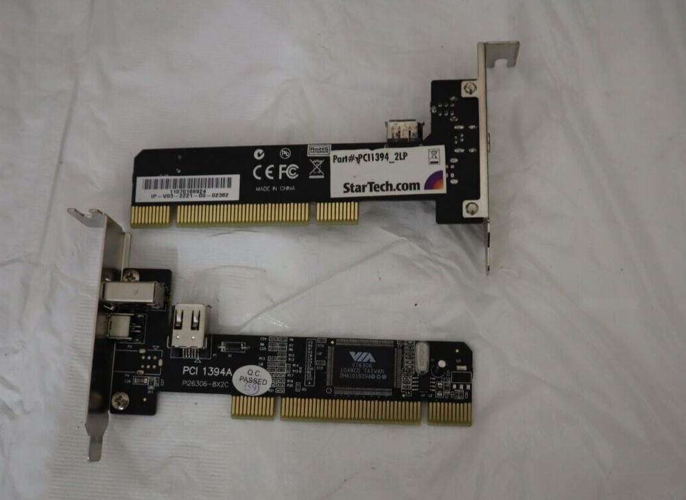 (2) StarTech.com PCI1394_2LP