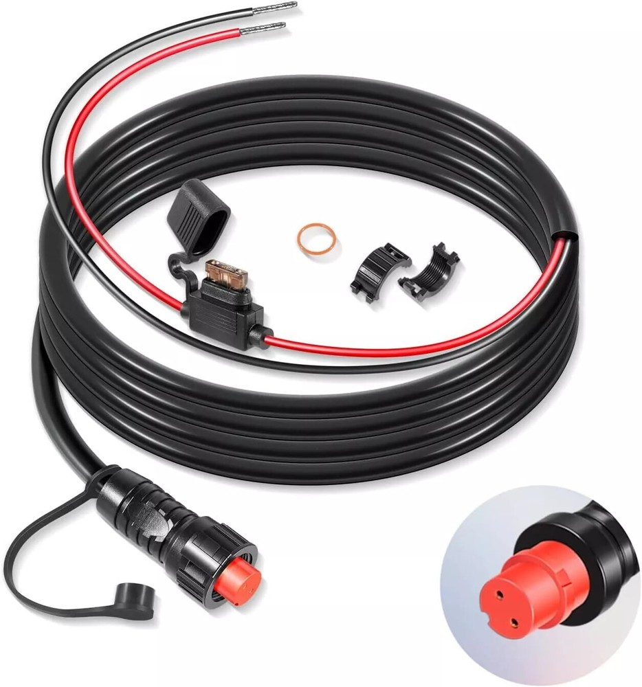 for Garmin 010-11425-01 Threaded Transducer Power Cable GLS 10 Sonar Module