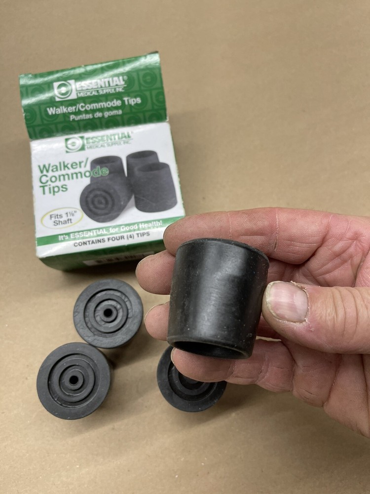 Walker/commode tips fits 1 1/8” Shaft NIB