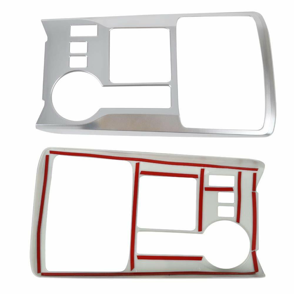 Silver Center Console Gear Shift Box Panel Decor Cover Trim For 4Runner 2010+