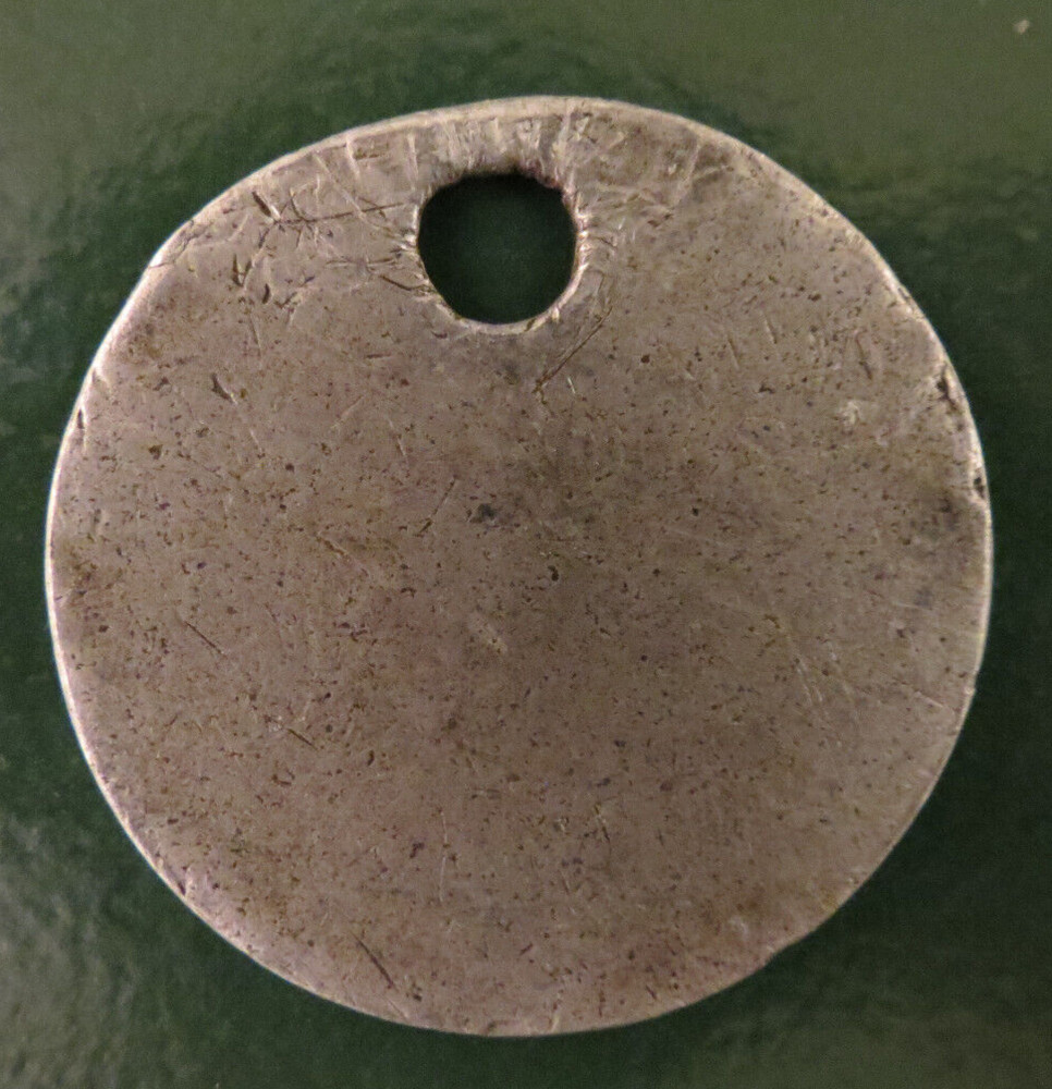 GRIMETHORPE Colliery Pit Check Tally - marked GRIMETHORPE COLLIERY 35