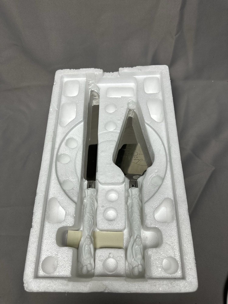 Hallmark Keepsake Wedding 3-piece Serving Set Cake Knife, Server, Dessert Plate