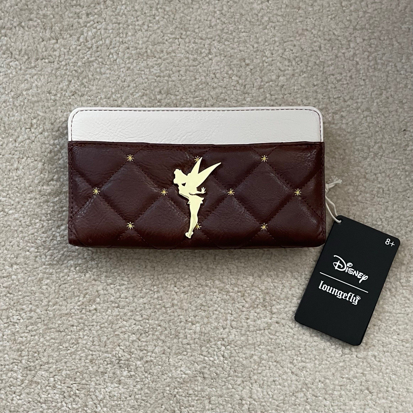 Loungefly Disney Peter Pan Tinker Bell Quilted Wallet