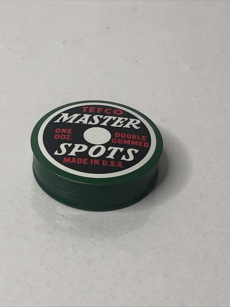Tefco Master Spots 12ct., Head / Racking Spot Dot Pool Billiards