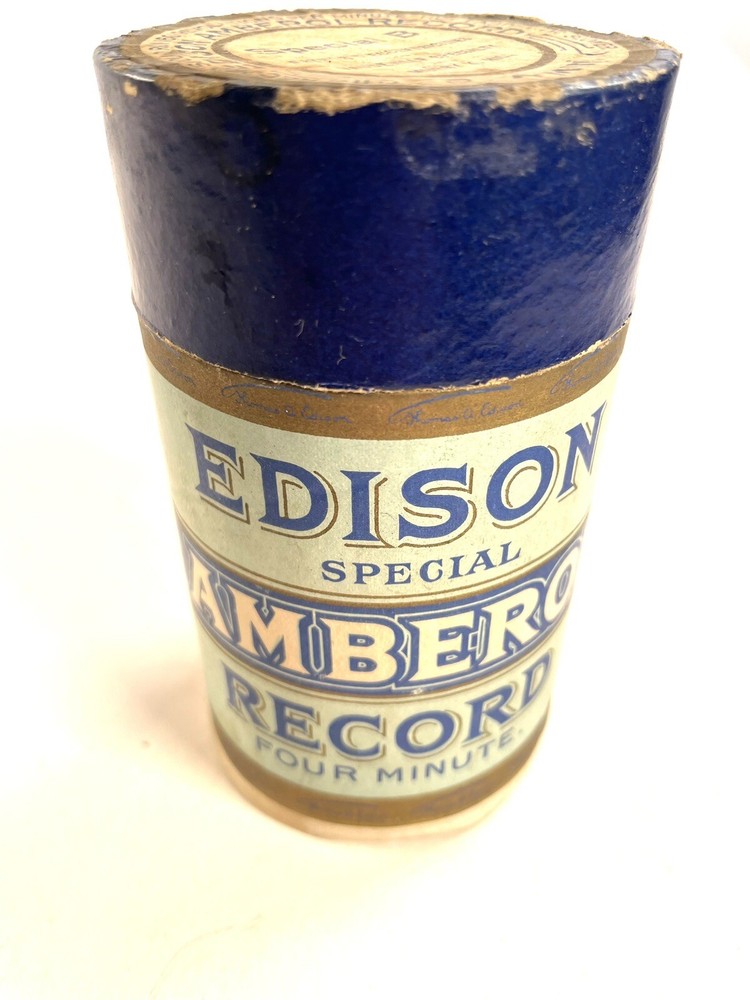 Edison Amberol Cylinder Record 4min - Special K - Father’s Eccentricities
