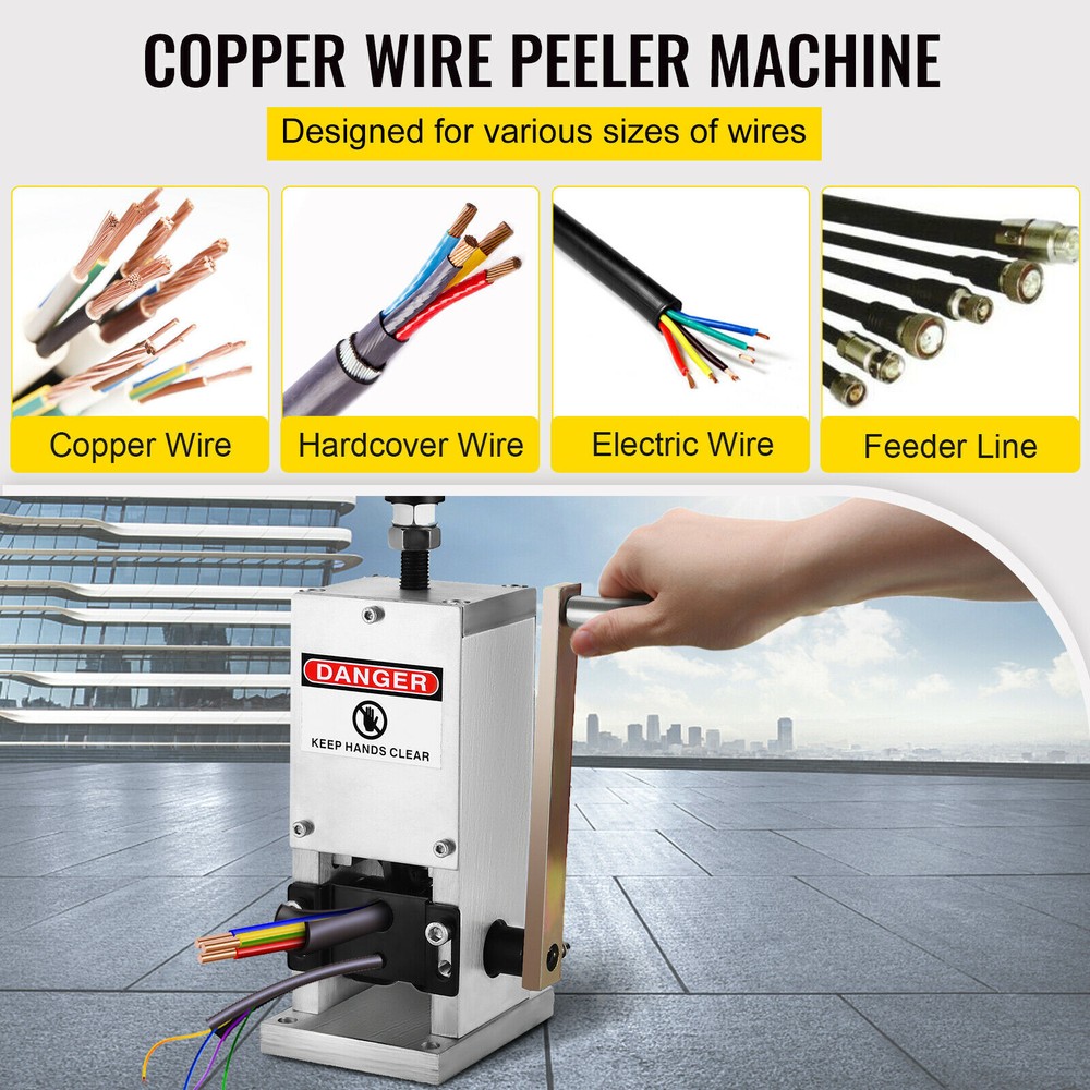 SD25 Wire Stripping Machine Scrap Recycle Tool Manual Cable Wire Stripper