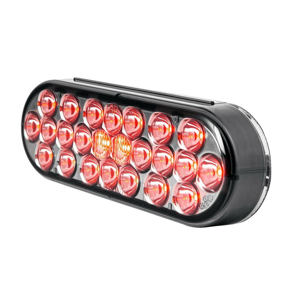 Grand General Oval pearl LED sealed light -RED