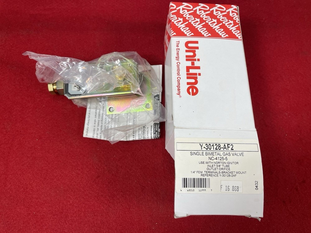 Robertshaw Gas Control Valve  Y-30134-AF2