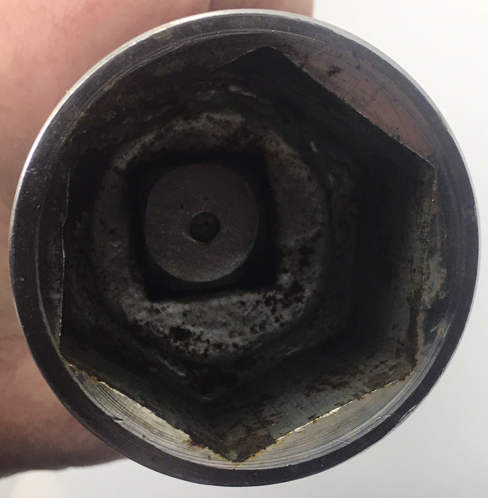 MASTERHAND 1-5/8” Socket 6pt Long Shaft Orig Packaging Some Surface Rust