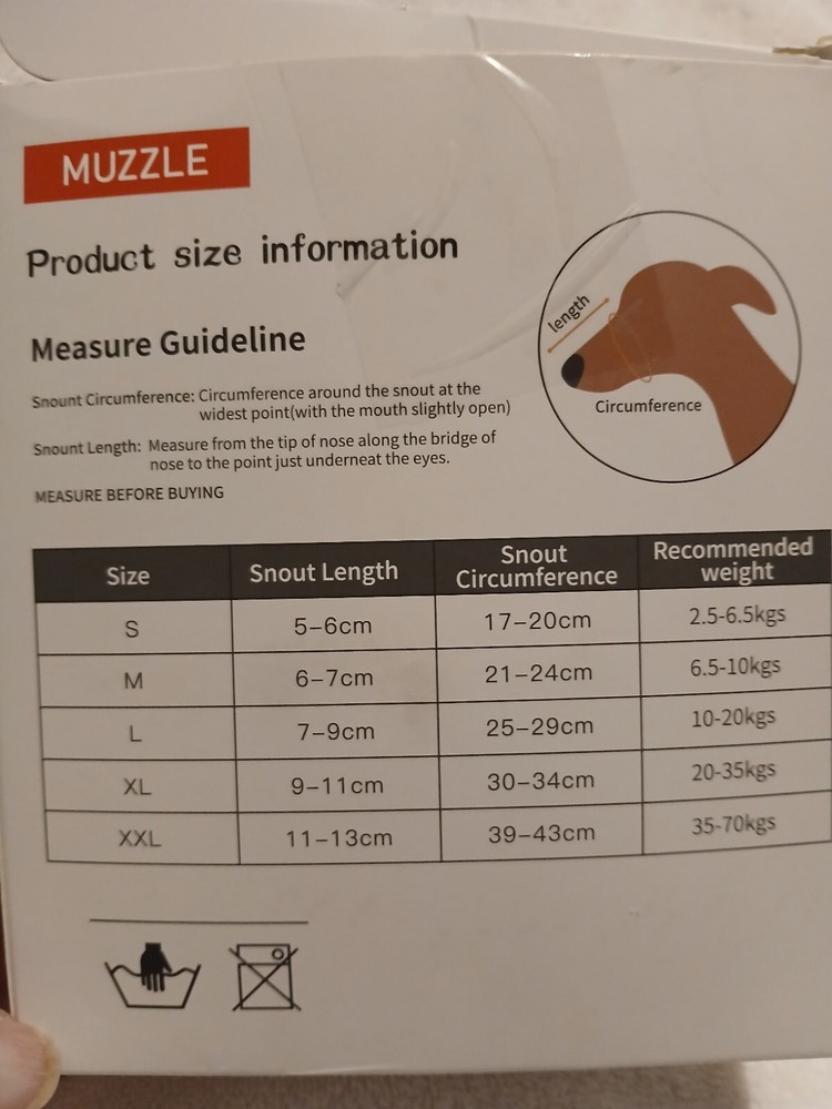 New Upgraded Dog Muzzle XXL
