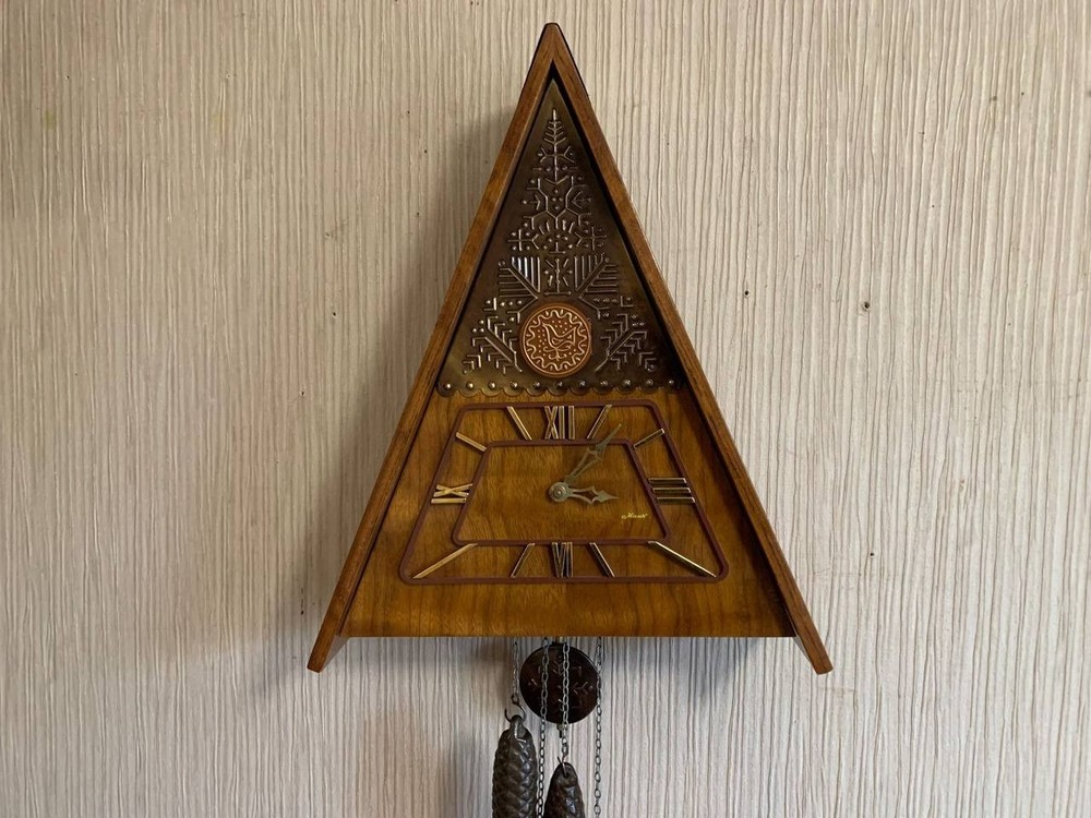 Soviet Vintage Cuckoo clock, USSR clock, Soviet working clock, Mechanical clock