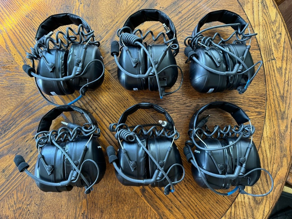 Atlantic Signal Drop & Deploy Portable Intercom System With 6 Peltor Headsets