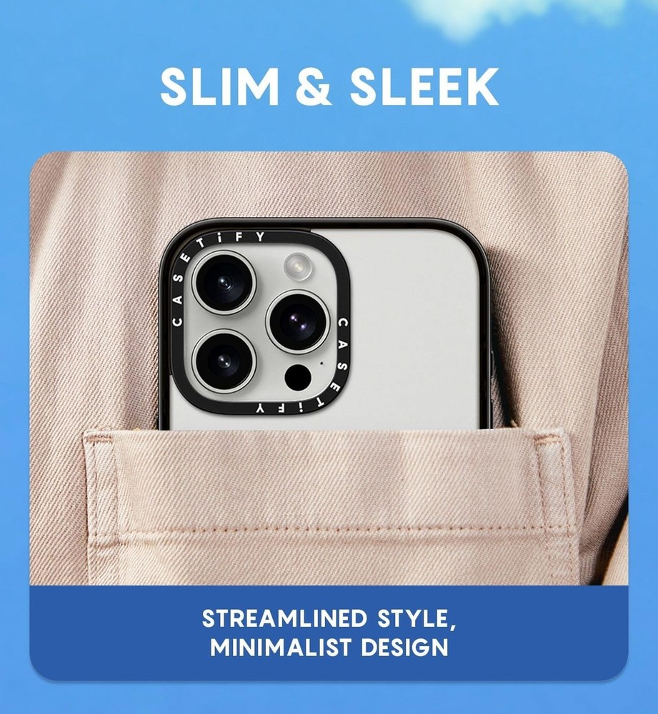 CASETiFY Compact Case iPhone 16 Pro Lightweight 4ft 2X Mil-Grade Drop Protection