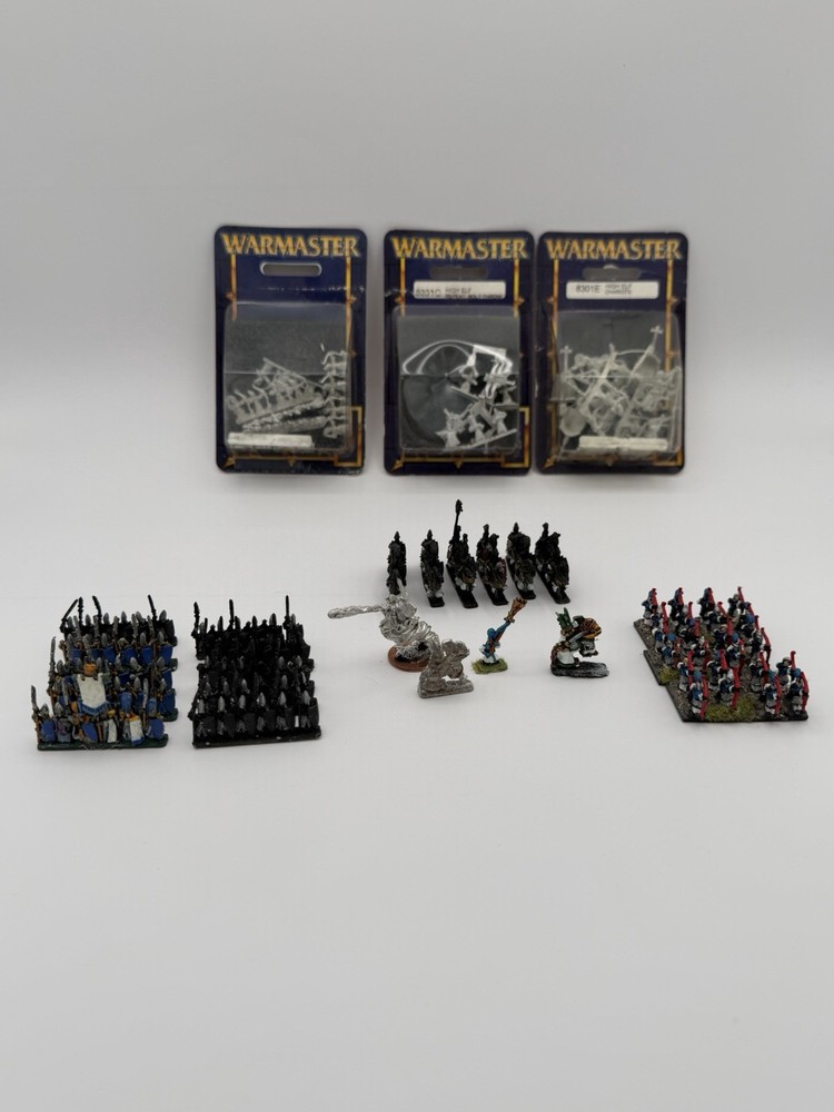 Warmaster High Elf Starter Army + Extras Metal OOP GW