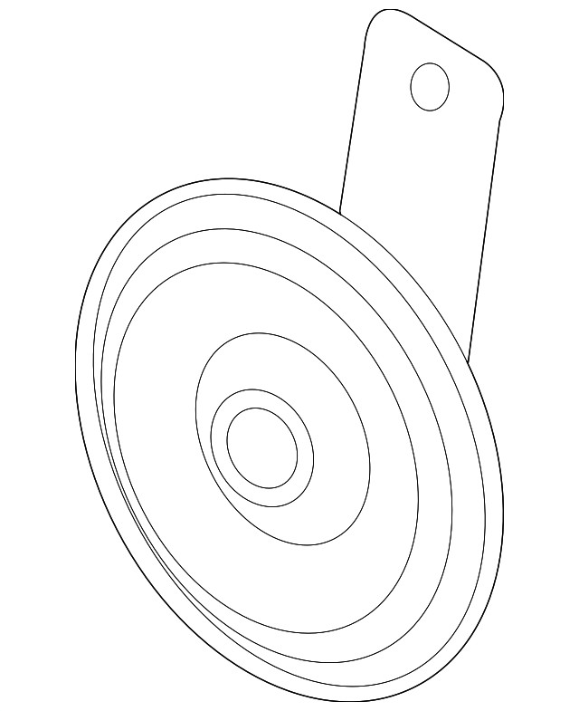 Genuine GM Horn 42639754