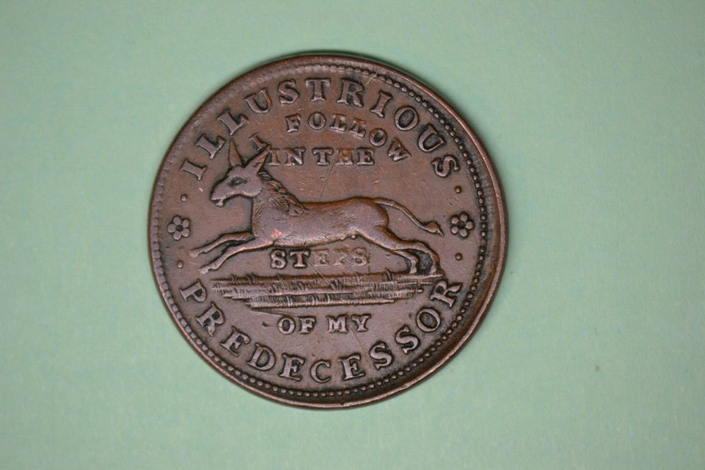 1837 Hard Times Token- Nice EF- A few marks.  Slightly Broadstruck.