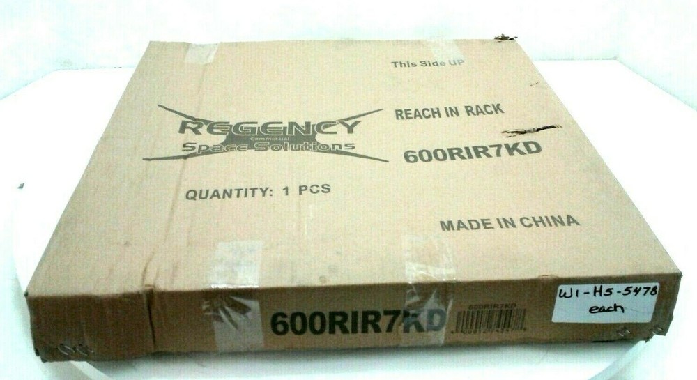 REGENCY COMMERCIAL SPACE SOLUTIONS REACH IN RACK 600RIR7KD