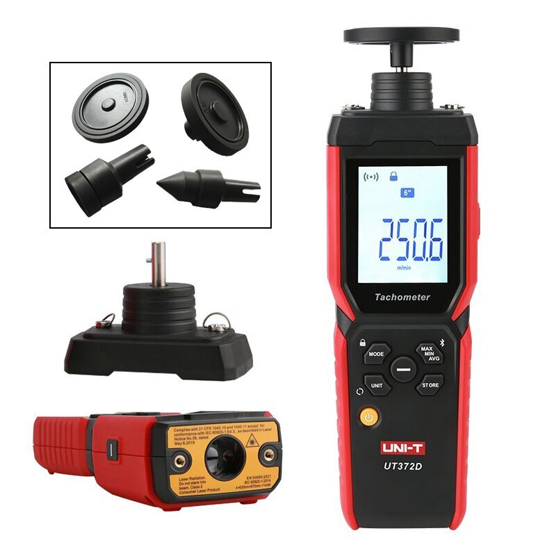 UNI-T UT372D Digital Tachometer Touch & Touchless Bluetooth APP
