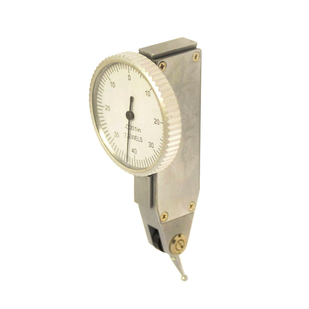 .008" Dial Test Indicator Graduation .0001" Jewels White Face Precision Tool