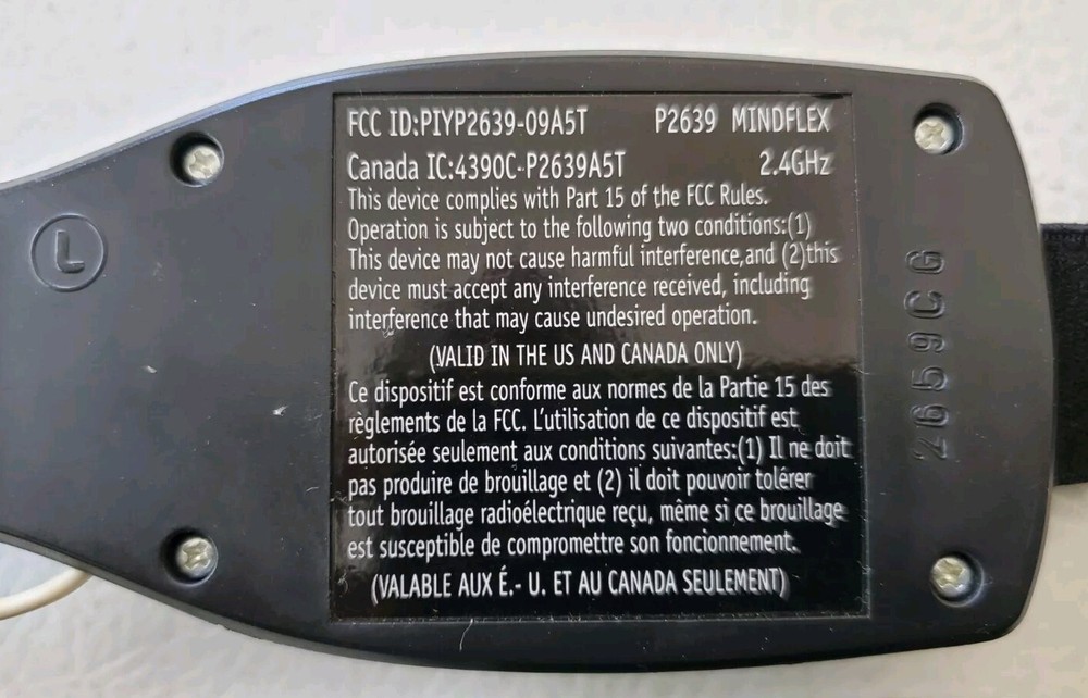 Mindflex Headset Headband Game Replacement Part Mattel P2639.