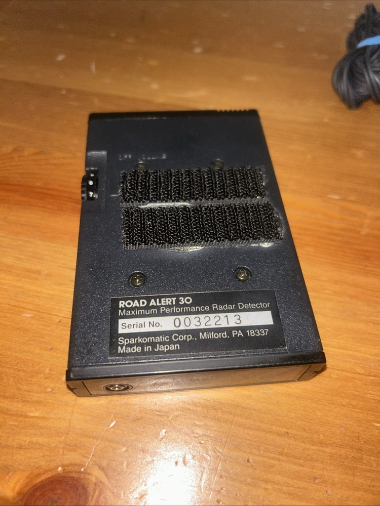 Sparkomatic Road Alert 30 Maximum Performance Radar Detector Works
