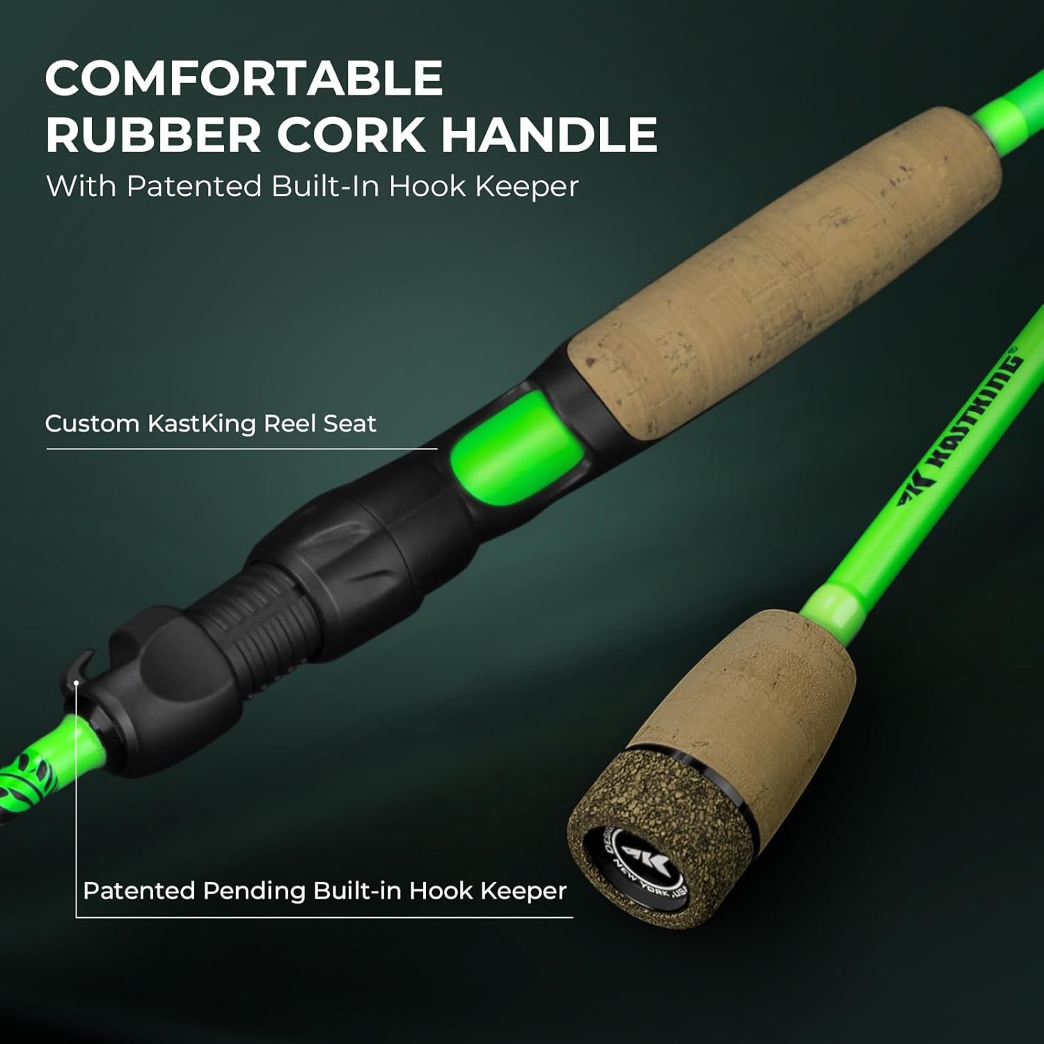 KastKing Zephyr Dual-tip Fishing Rod & Reel Combo