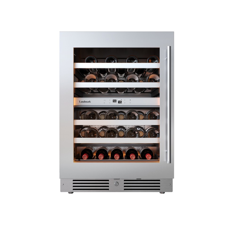 Landmark L3124UI2WGLH 24"W 37 Bottle Capacity Panel Ready Wine - Panel Ready