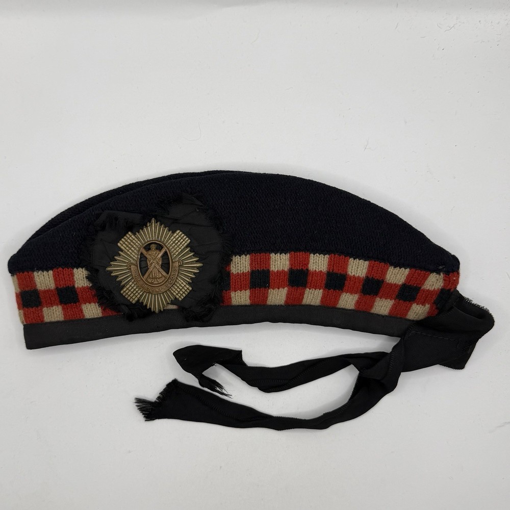 Genuine WW2 Royal Scots Glengarry Cap