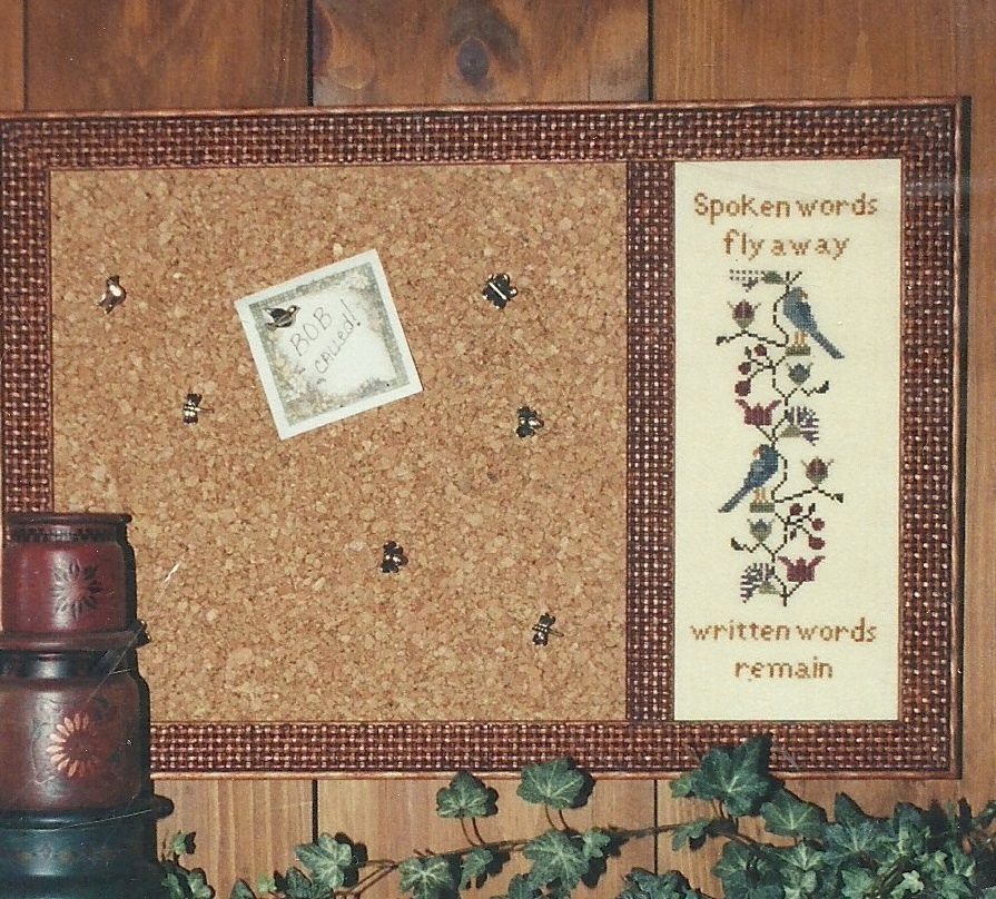 Sunflower Samplings "Written Words" Pattern