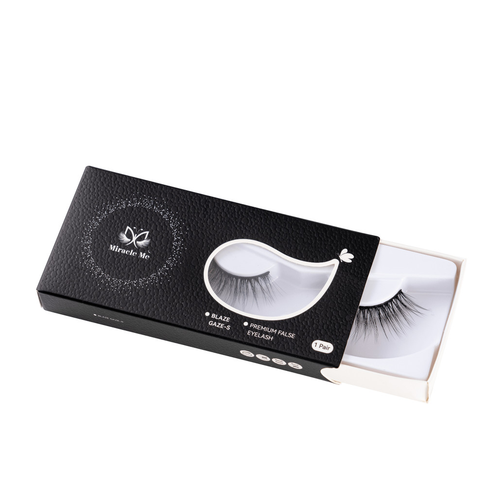 Blaze Gaze Premium Reusable Biodegradable Volume False Eyelashes 1 Pair (Small)