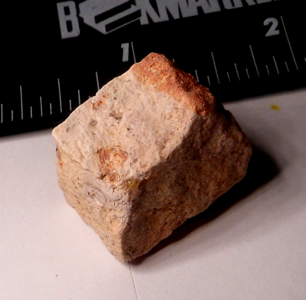 71ct Mexican Fire Opal Specimen Rough for Polishing