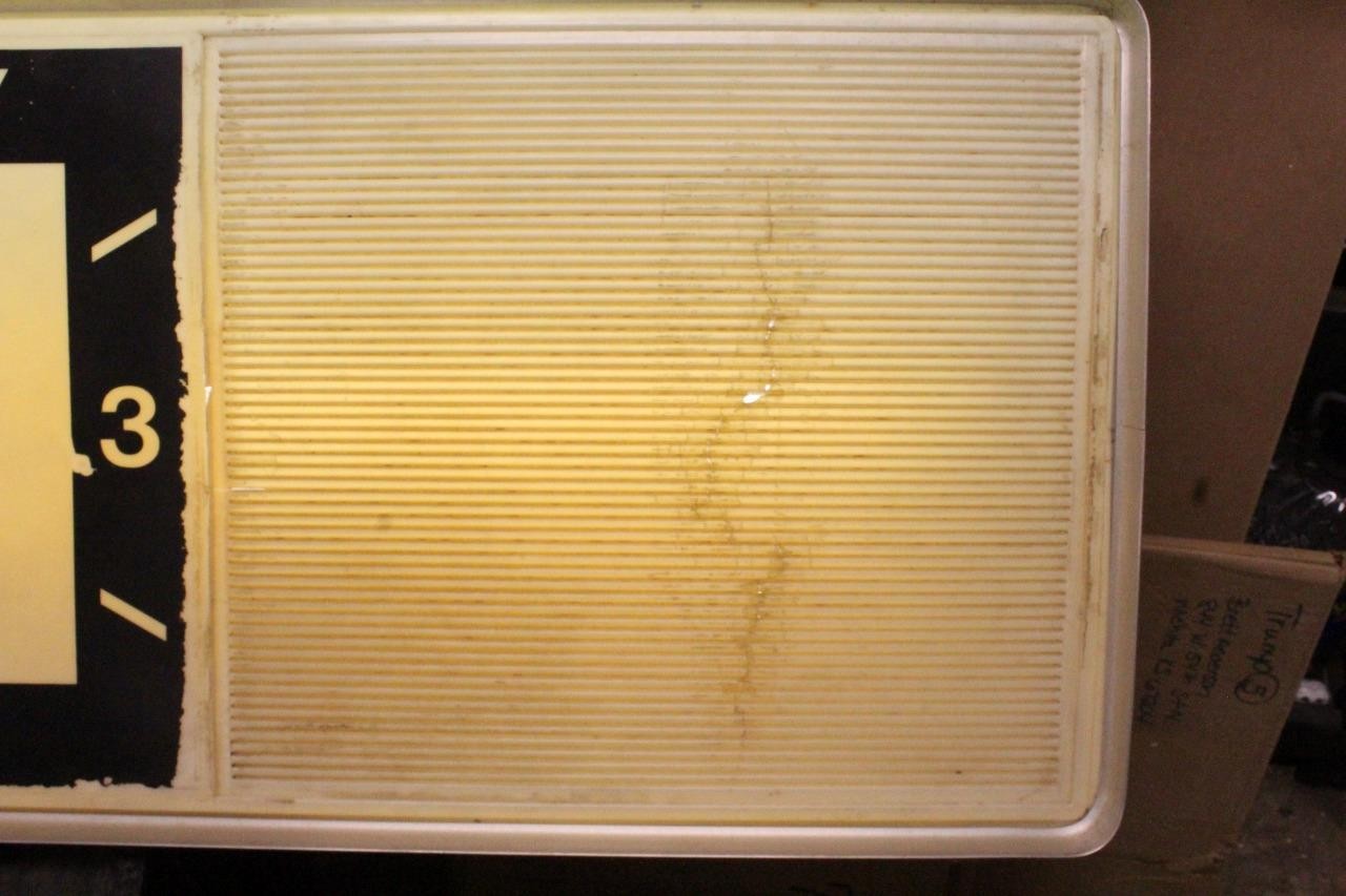 Vintage 1970s Harley Davidson AMF #1 Clock Menu Board Sign Sportster Chopper