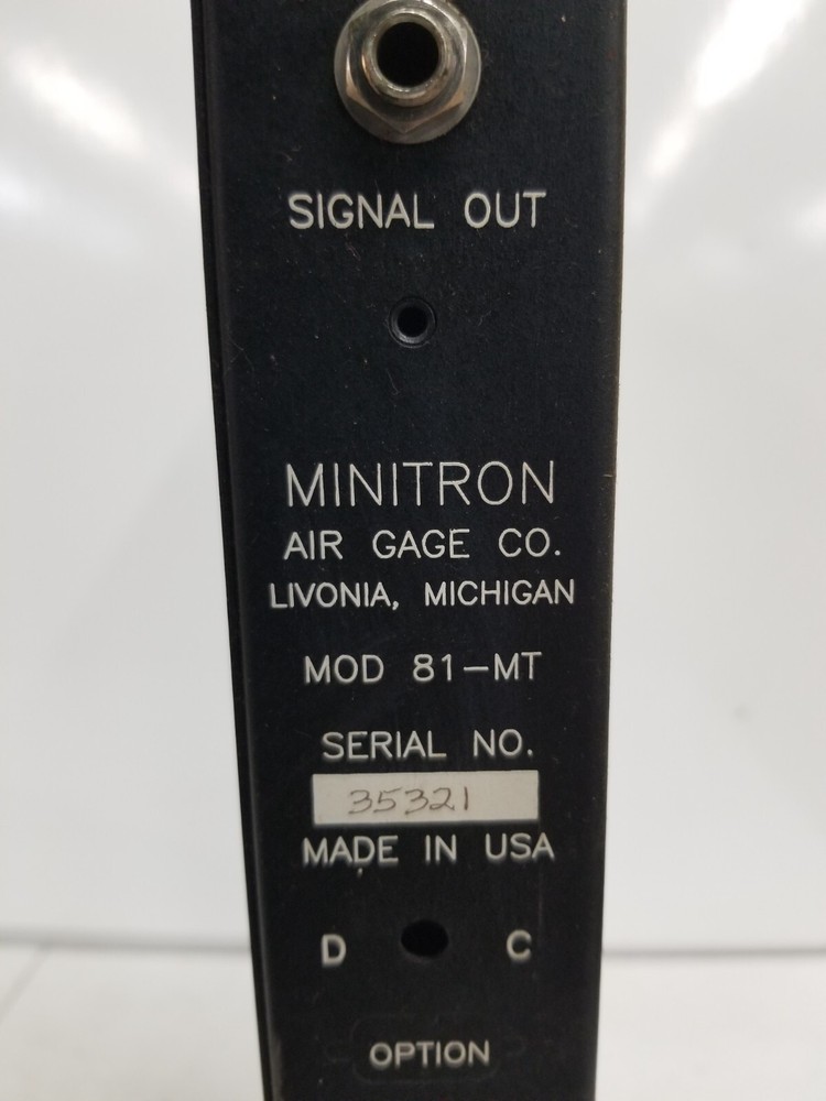 Minitron 81-MT Air Gage,