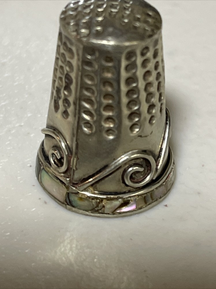 Vintage Sterling Silver Thimble Taller