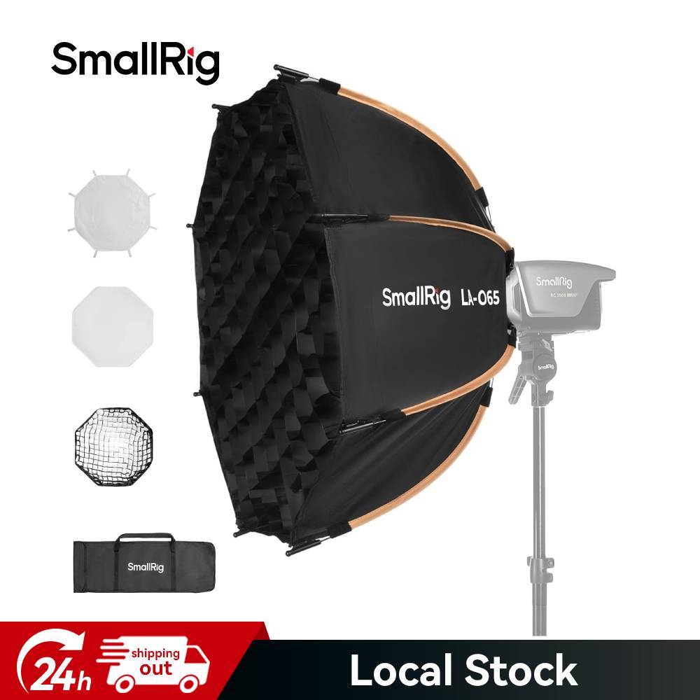 SmallRig Camera LA-O65 Octagonal Softbox, 65cm/25.6in Quick Release Softbox 4874